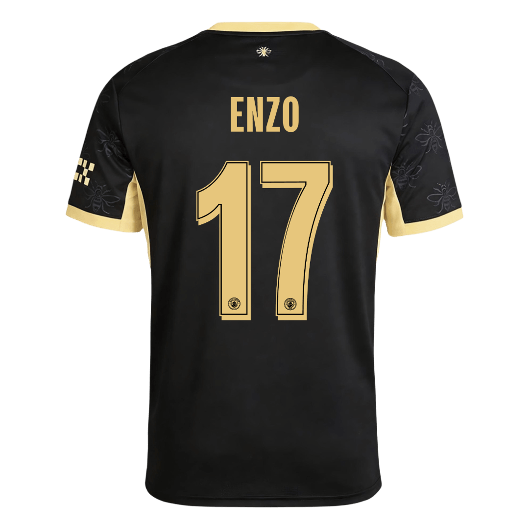 Manchester City Tröja ENZO #17 2026/27 Borta Svart - UCL-3