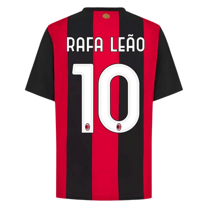 AC Milan Tröja RAFA LEÃO #10 2026/27 Hemma Röd & Svart-3