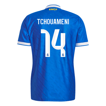 Real Madrid Tröja TCHOUAMENI #14 2025/26 Tredje Blå-10