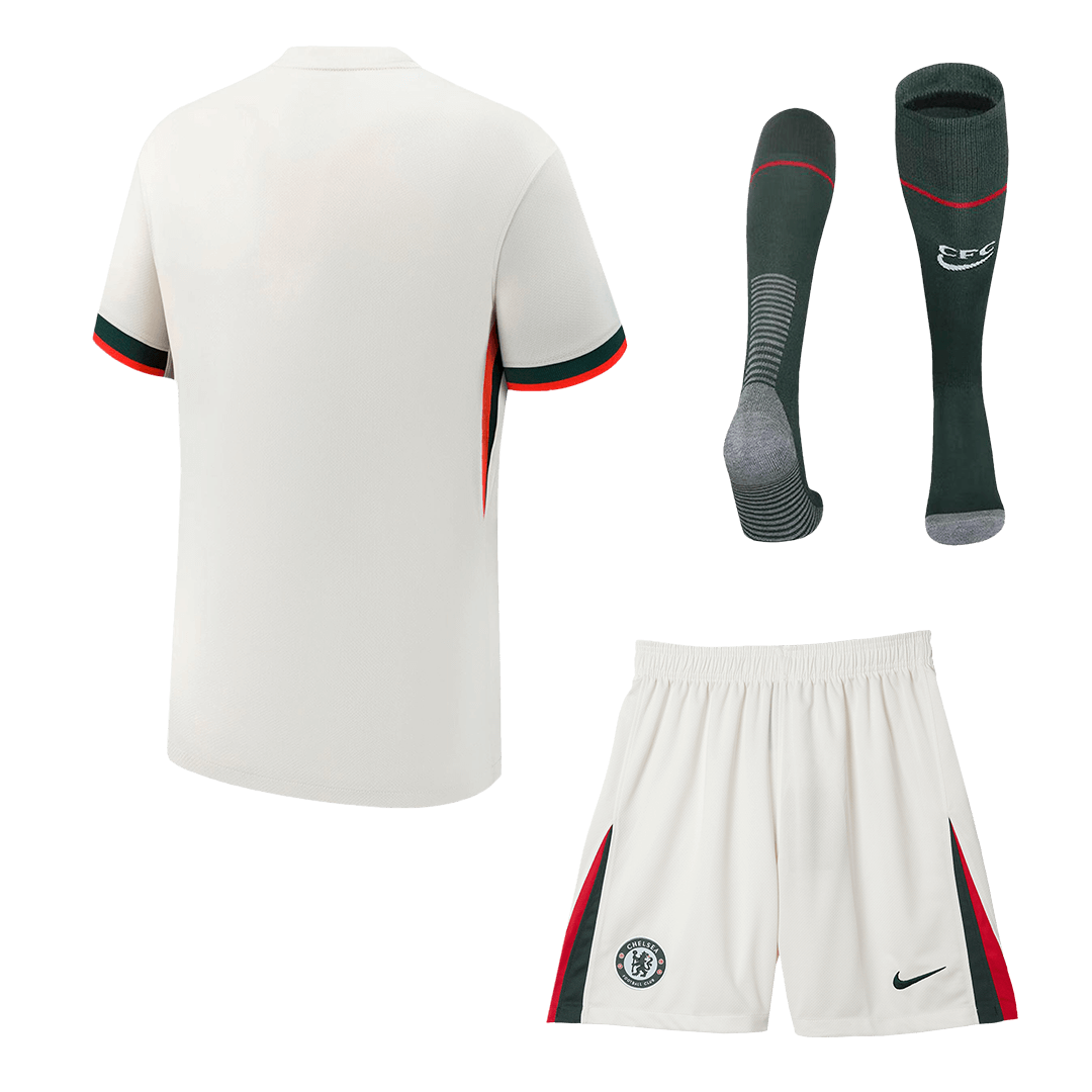 Chelsea Tröja Bortaställ 2025/26 Vit-12