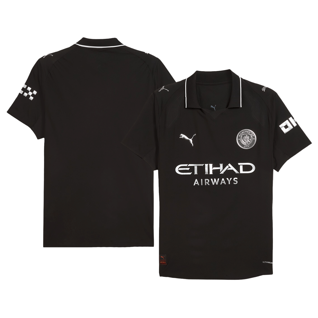Manchester City Tröja 2025/26 Borta Svart