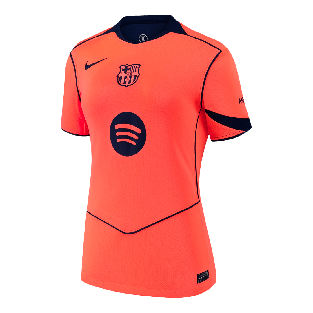 Barcelona Tröja 2025/26 Tredje Orange Dam
