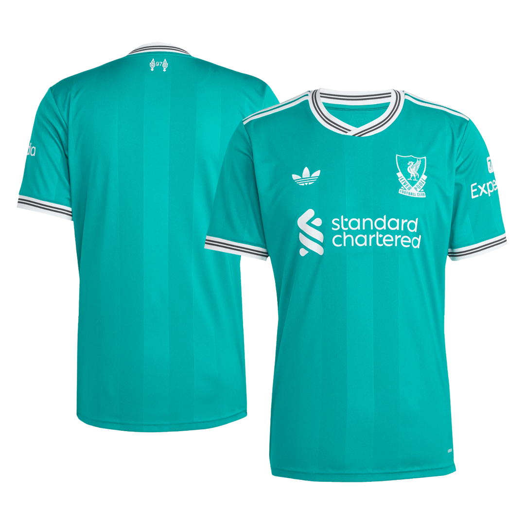 Liverpool Tröja Tredjeställ 2025/26 Grön-13