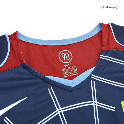 Atletico Madrid Bortatröja 2004/05 Retro Tröja
 Mörkblå-7