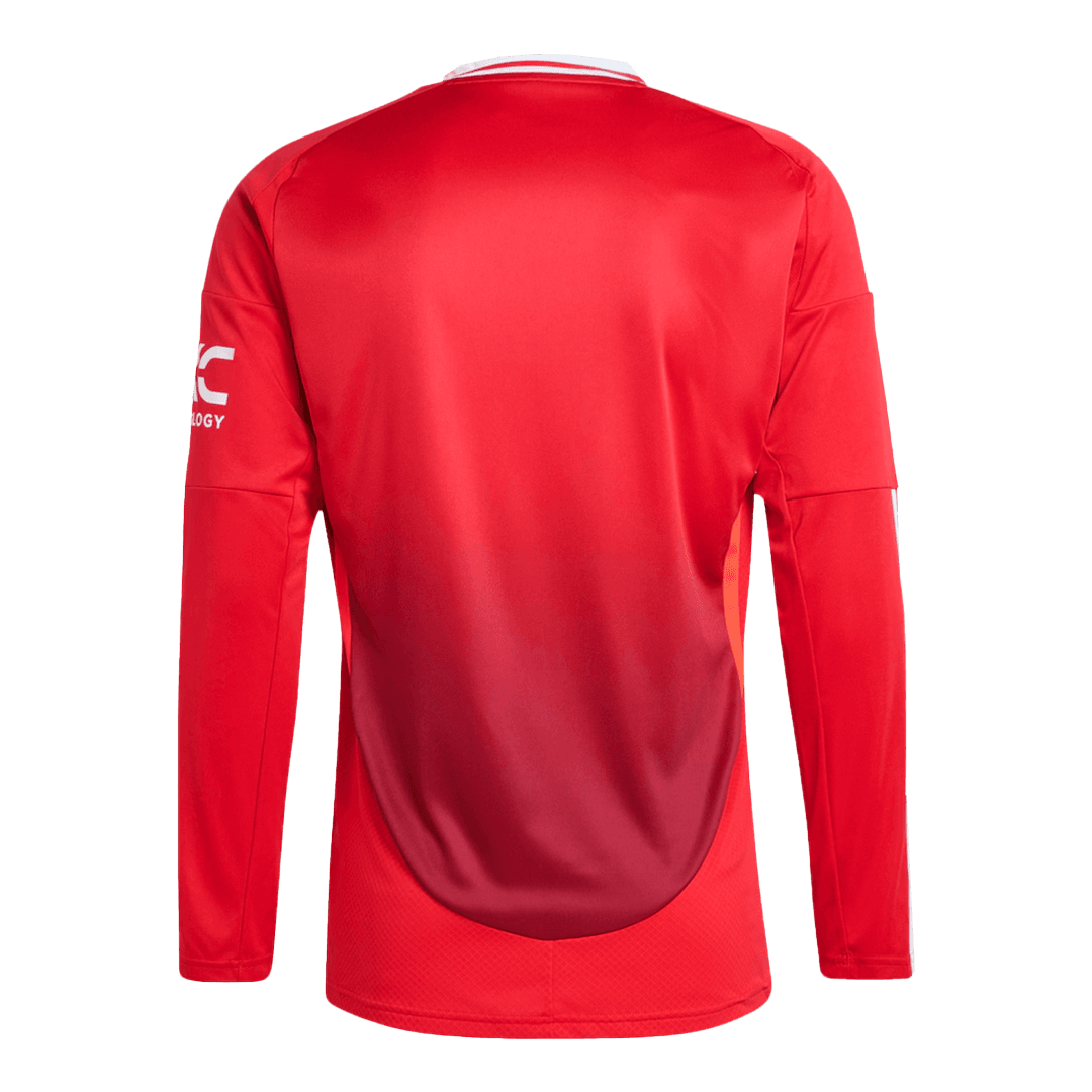 Manchester United Tröja 2024/25 Hemma Långärmad Röd