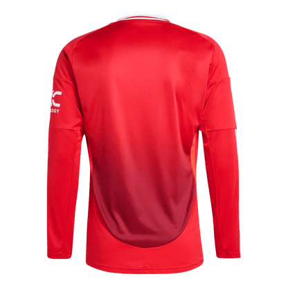 Manchester United Tröja 2024/25 Hemma Långärmad Röd-13
