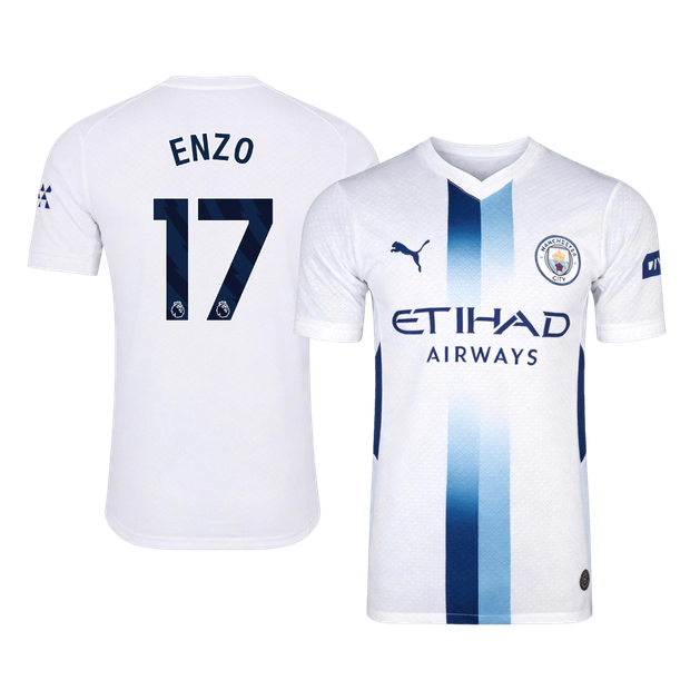Manchester City Tröja ENZO #17 2026/27 Third Vit