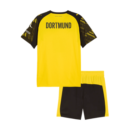 Borussia Dortmund Tröja 2025/26 Hemma Gul Barn-14