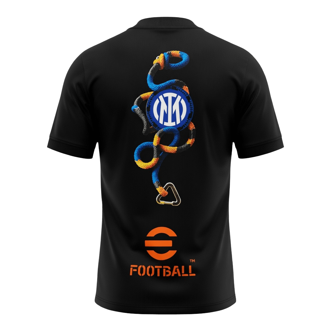Inter Milan Tröja 2025/26 Före match Svart