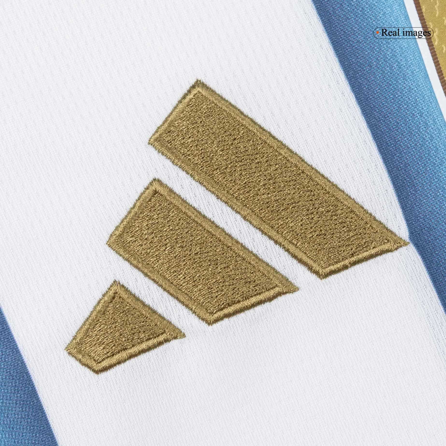 Argentina Tröja 2026 Hemma Långärmad Blå & Vit-6