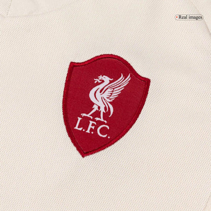 Liverpool Tröja 2025/26 Borta Vit Barn-11