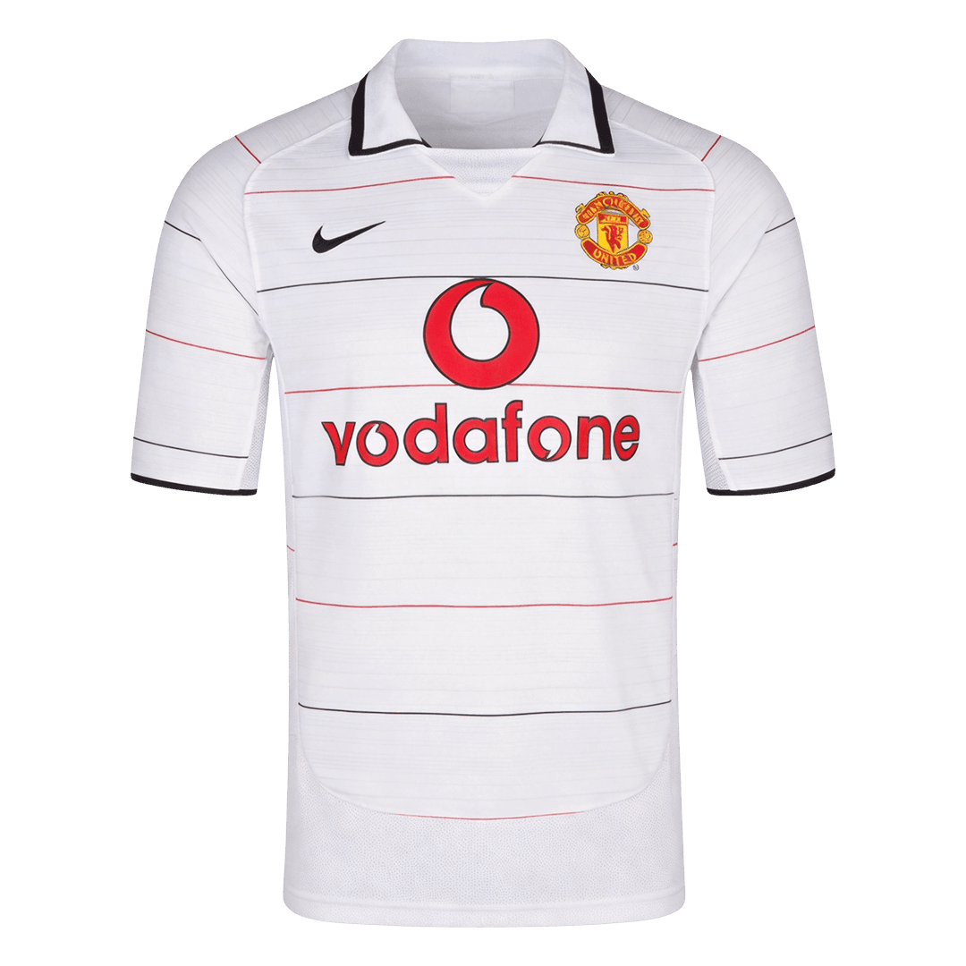 Manchester United Bortatröja 2004/06 Retro Tröja
 Vit