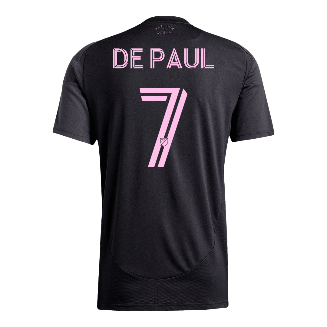 Inter Miami CF Tröja DE PAUL #7 2025 Borta Black&Gray