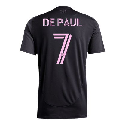 Inter Miami CF Tröja DE PAUL #7 2025 Borta Black&Gray-12