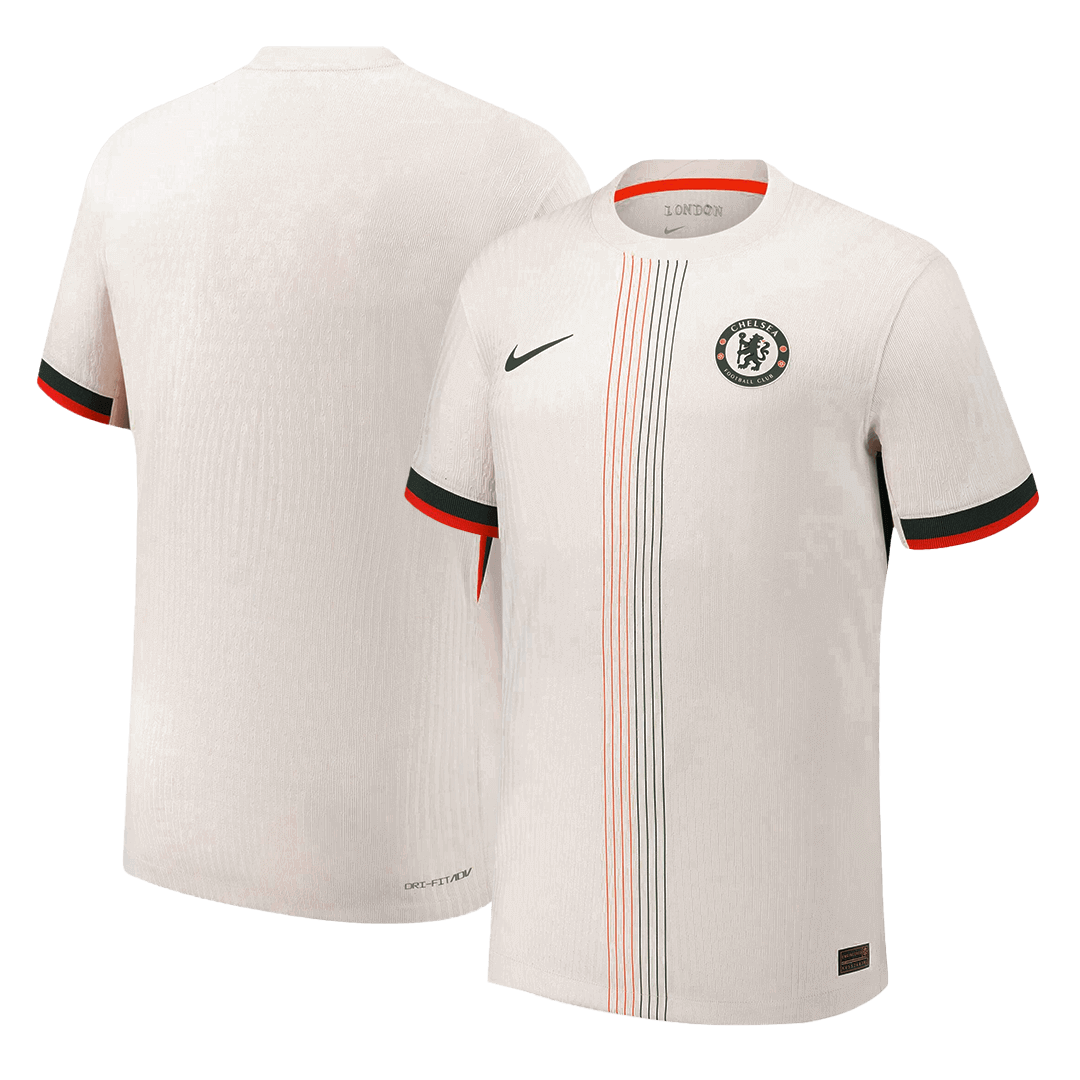 Chelsea Tröja 2025/26 Borta Vit-9