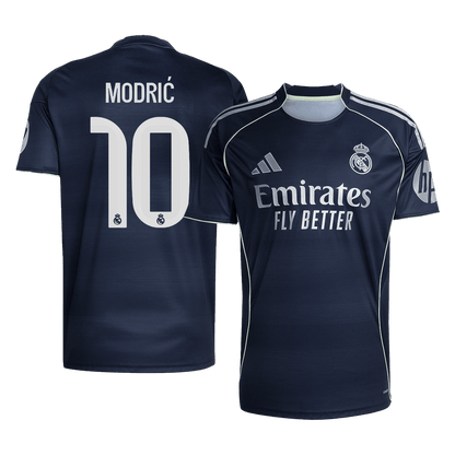 MODRIĆ #10 Real Madrid Tröja 2025/26 Borta Premium Mörkblå
