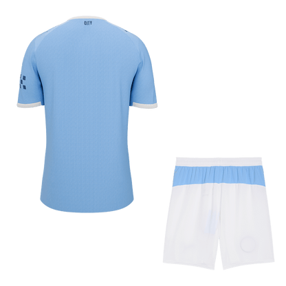 Manchester City Tröja Hemmaställ 2025/26 Blå-11