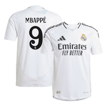 Real Madrid Tröja MBAPPÉ #9 2024/25 Hemma Vit