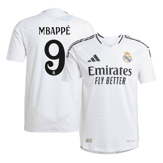 Real Madrid Tröja MBAPPÉ #9 2024/25 Hemma Vit