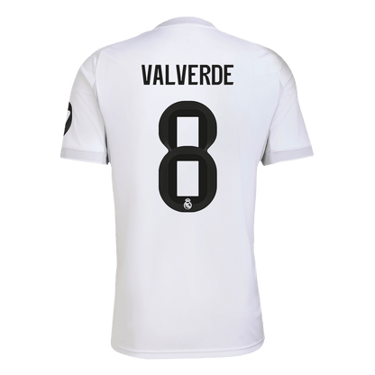 VALVERDE #8 Real Madrid Tröja 2025/26 Hemma Premium Vit-9
