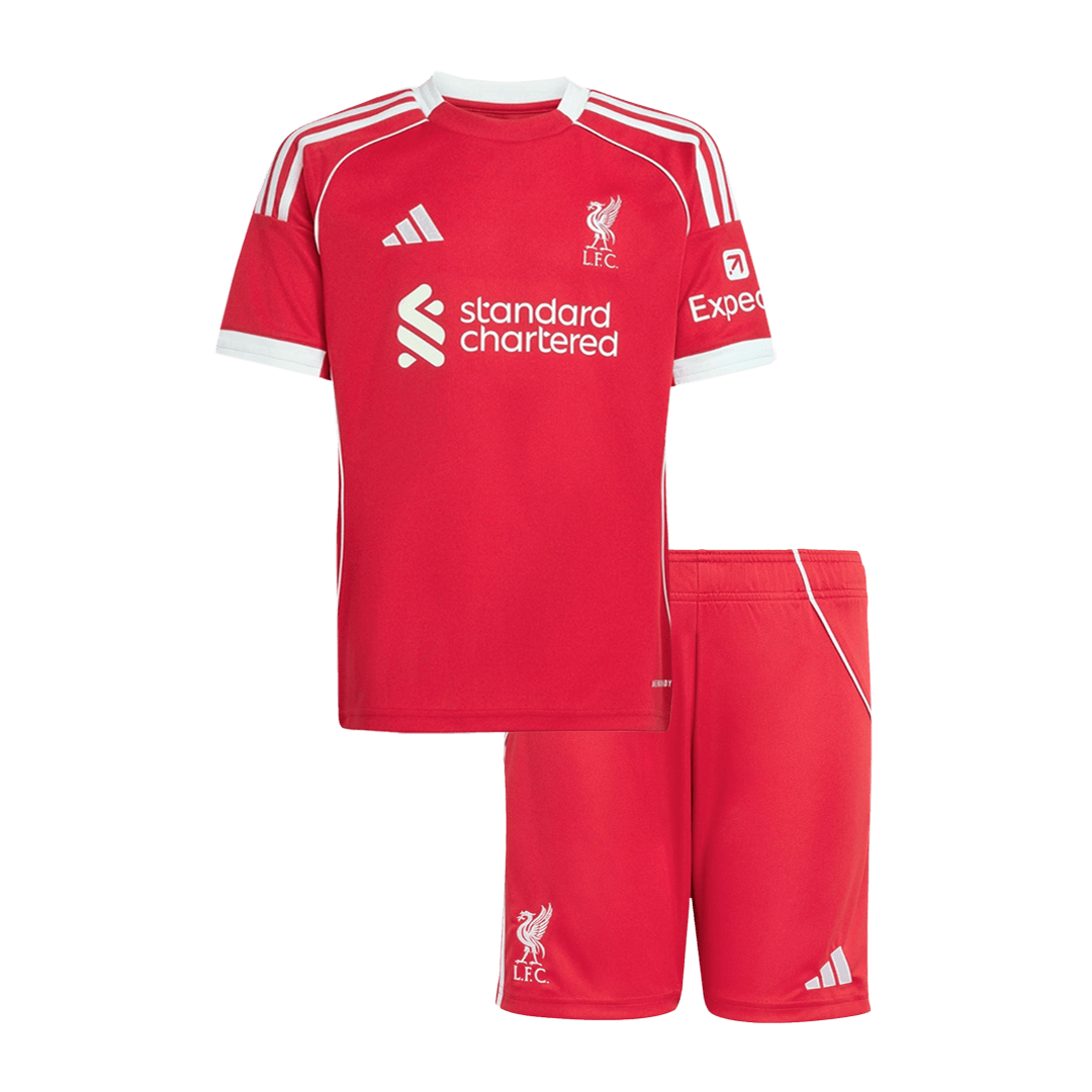 Liverpool Tröja 2025/26 Hemma Röd Barn