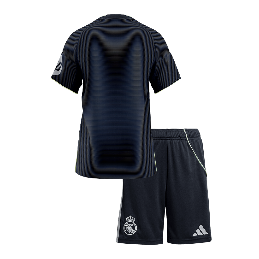 Real Madrid Tröja 2025/26 Borta Mörkblå Barn Premium