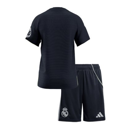 Real Madrid Tröja 2025/26 Borta Mörkblå Barn Premium-12