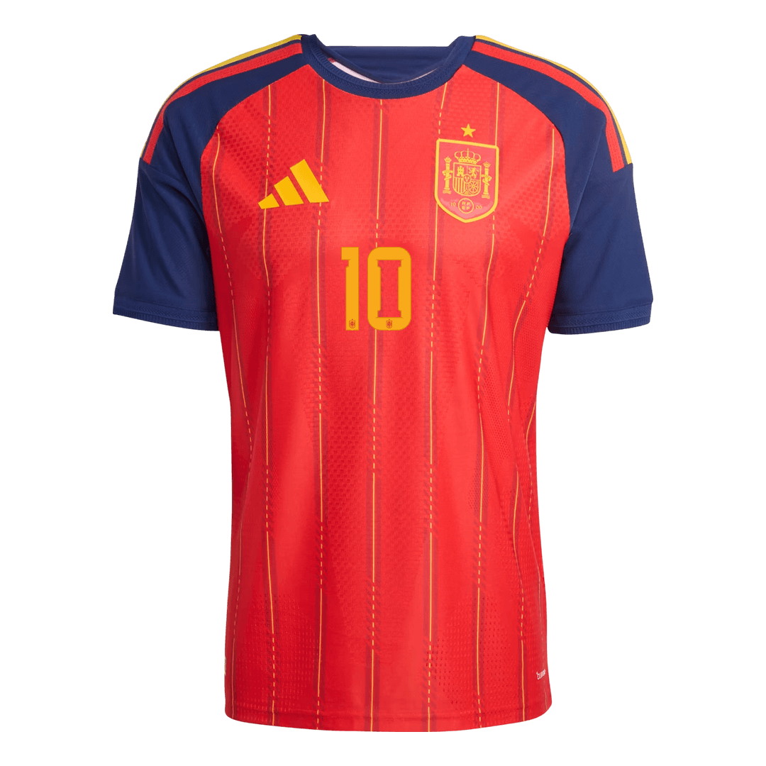 Spanien Tröja OLMO #10 2026 Hemma Autentisk Röd