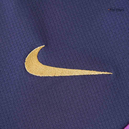 Barcelona Shorts 2025/26 Före match Mörkblå-3