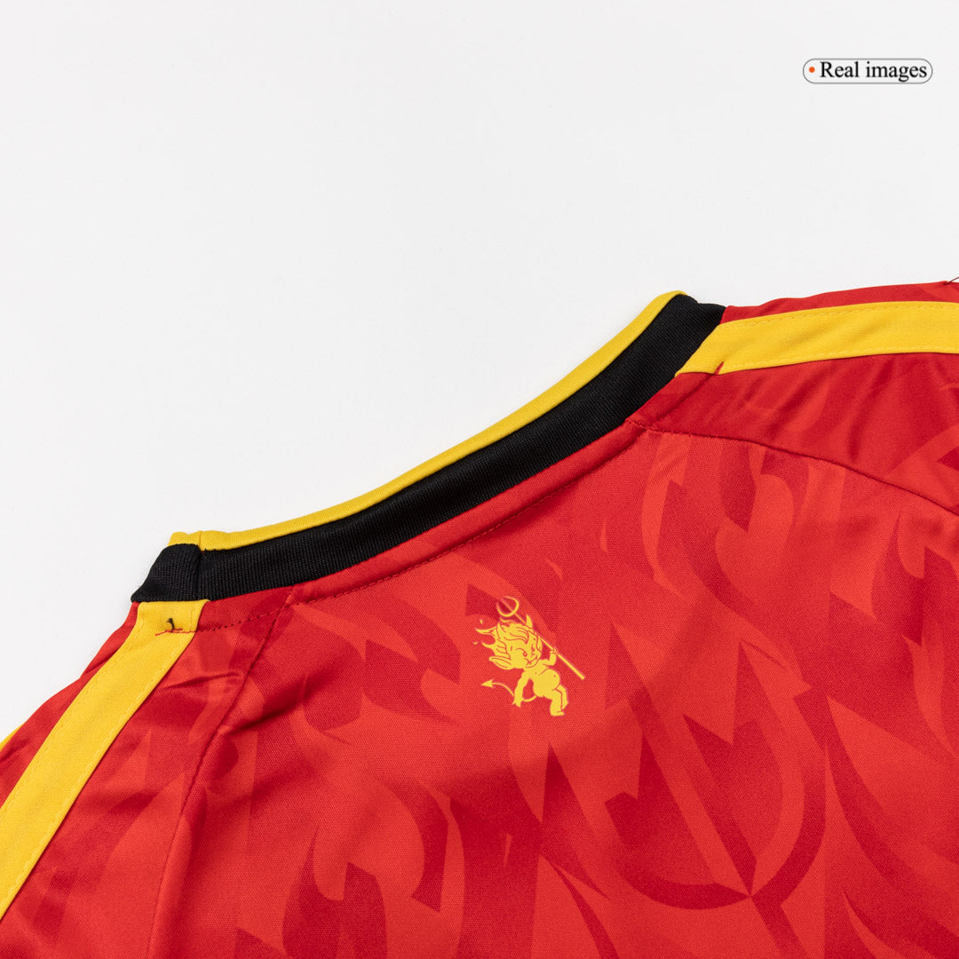 Belgien Tröja 2026 Hemma Röd Barn-6