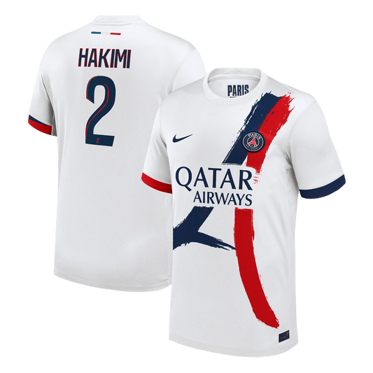 PSG Tröja HAKIMI #2 2025/26 Borta Vit