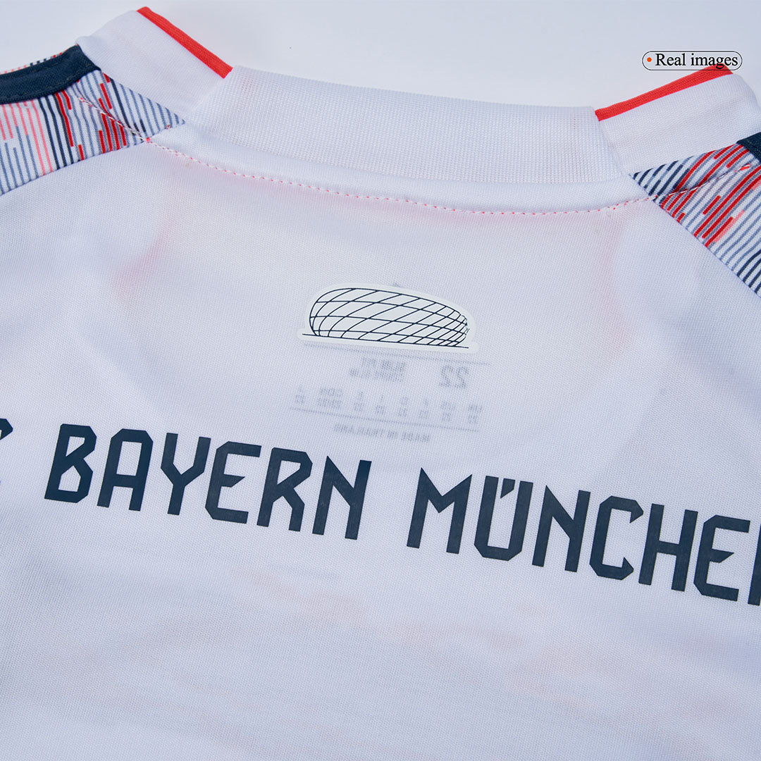 Bayern Munich Tröja 2025/26 Borta Vit Barn