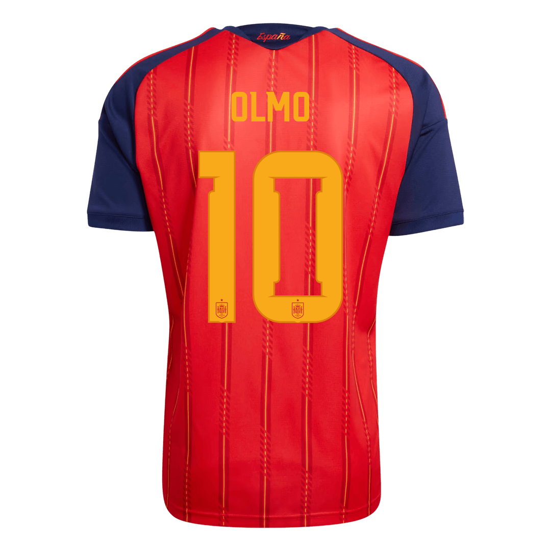 OLMO #10 Spanien Tröja 2026 Hemma Premium Röd