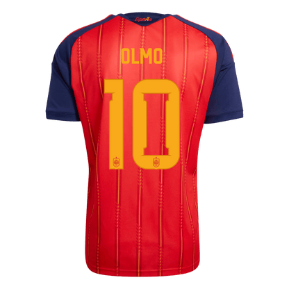 OLMO #10 Spanien Tröja 2026 Hemma Premium Röd-3