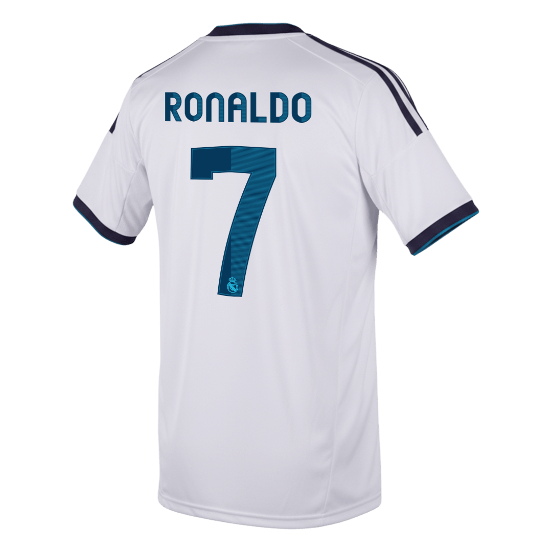 RONALDO #7 Real Madrid Hemmatröja 2012/13 Retro Tröja
 Vit-2