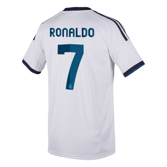RONALDO #7 Real Madrid Hemmatröja 2012/13 Retro Tröja
 Vit-1
