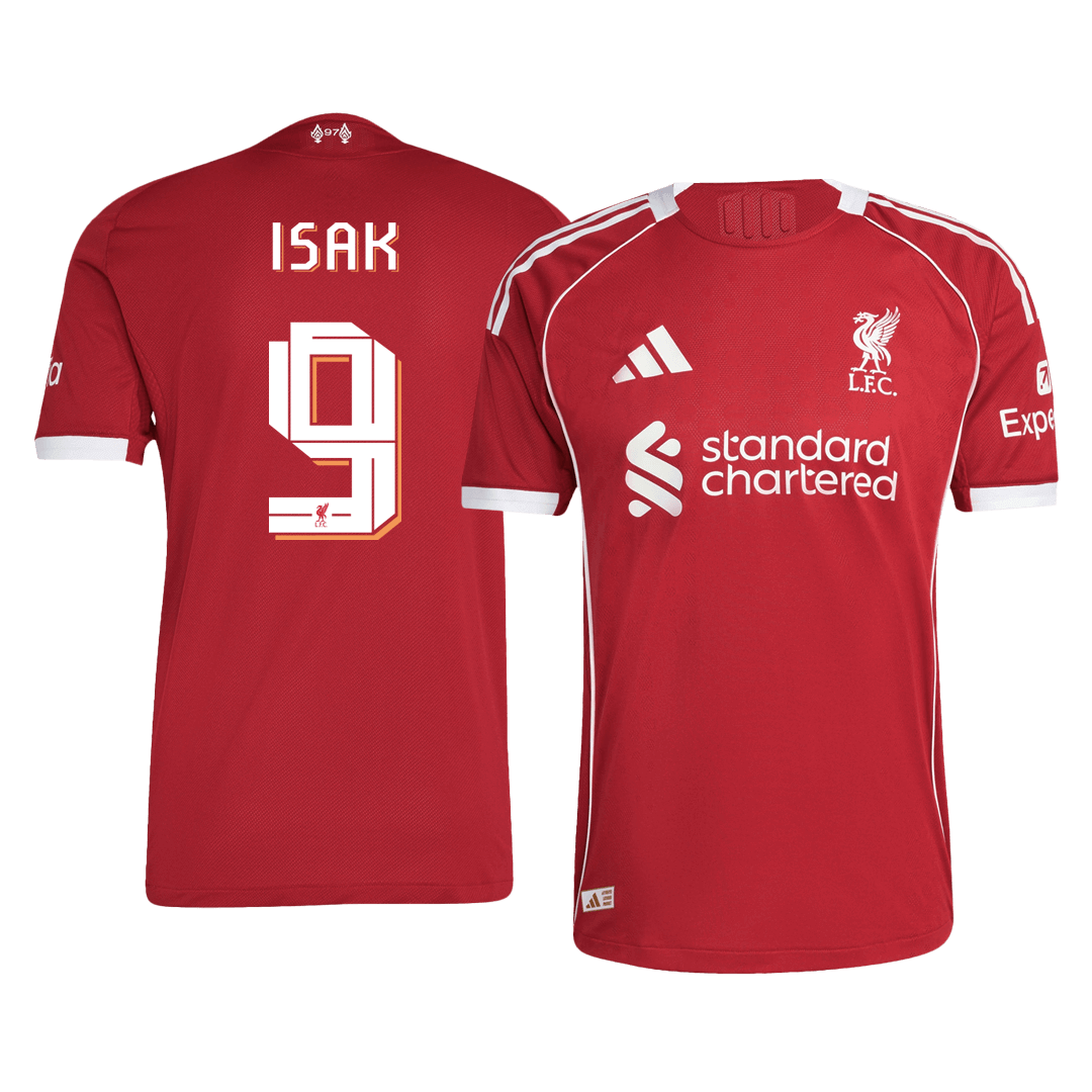 Liverpool Tröja ISAK #9 2025/26 Hemma Röd - UCL