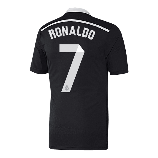 RONALDO #7 Real Madrid Tredjetröja 2014/15 Retro Tröja
 Svart