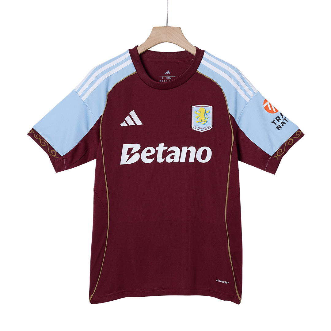 Aston Villa Tröja 2025/26 Hemma Röd-9