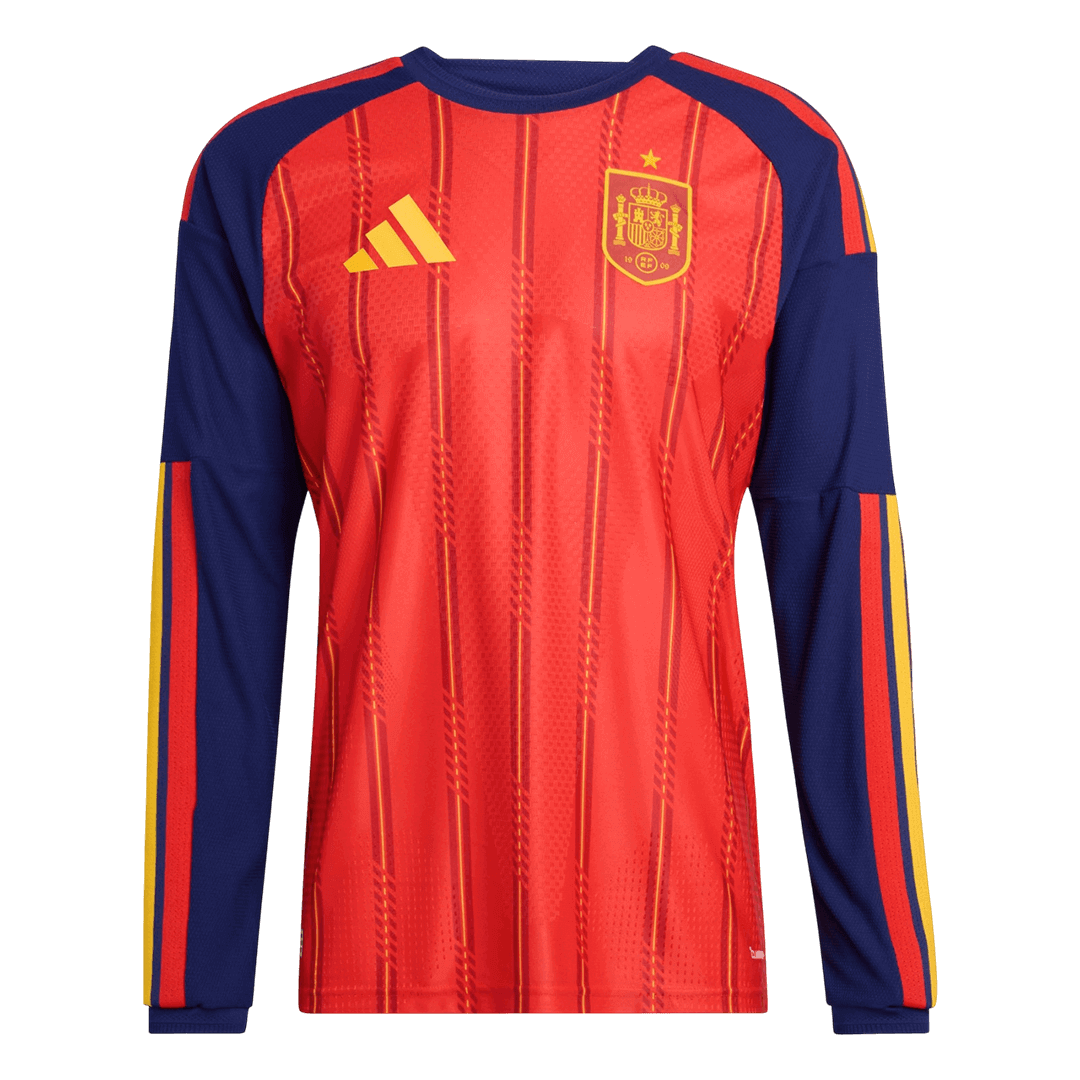 Spanien Tröja 2026 Hemma Långärmad Röd