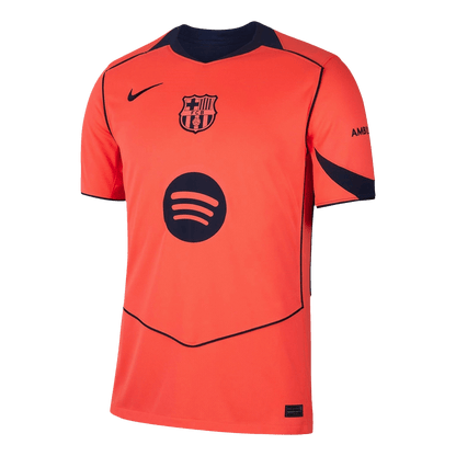Barcelona Tröja LEWANDOWSKI #9 2025/26 Tredje Orange - UCL-12