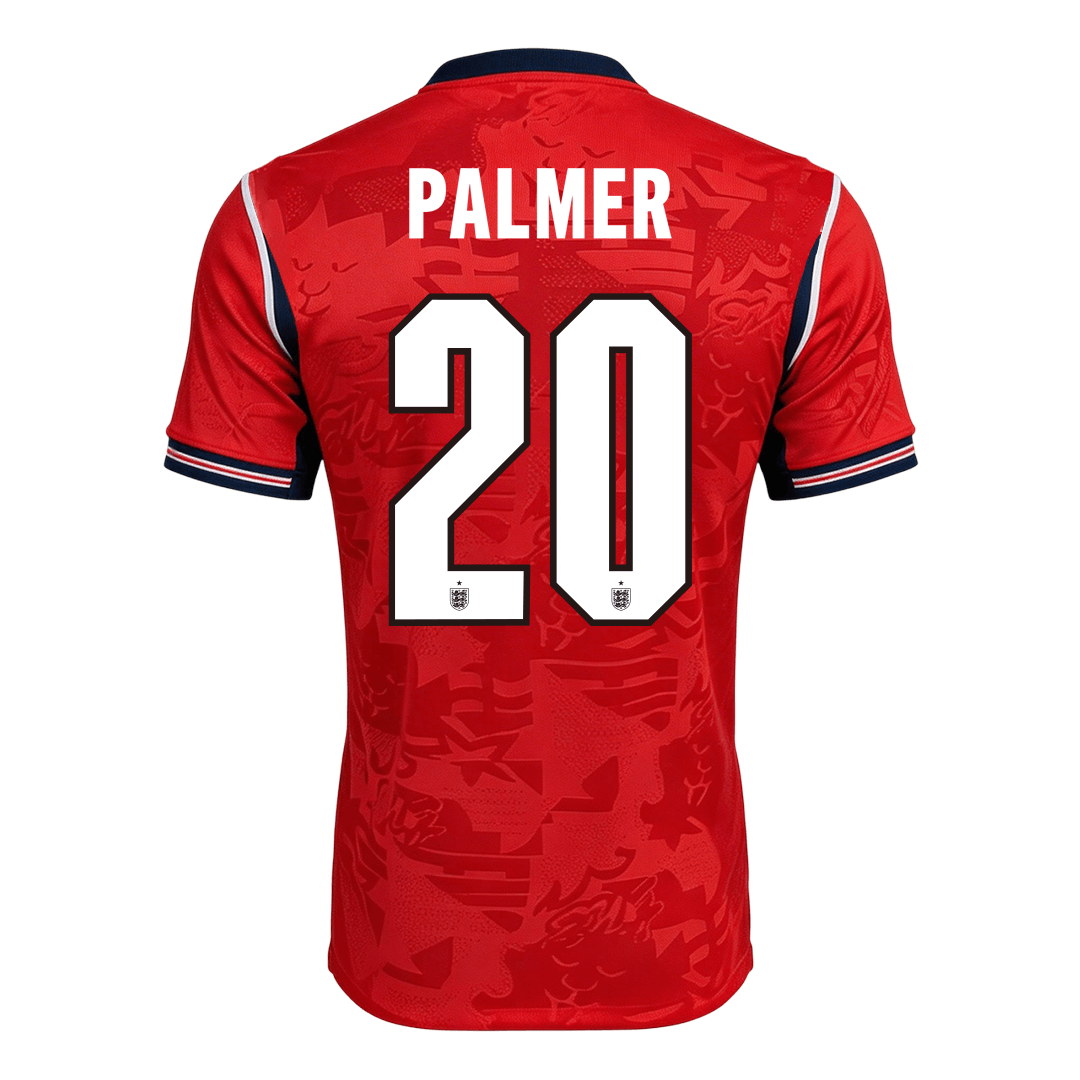 England Tröja PALMER #20 2026 Borta Autentisk Röd
