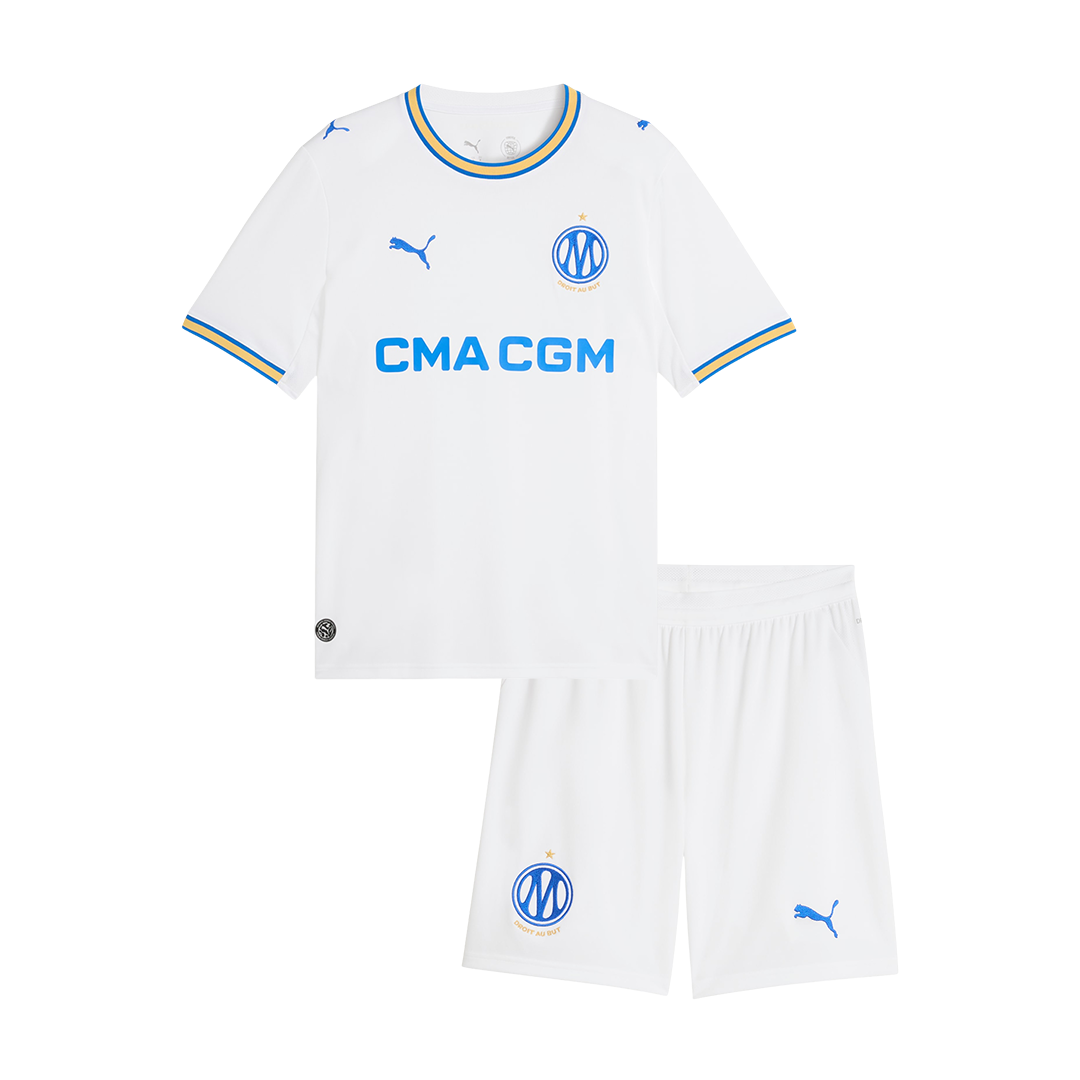 Marseille Tröja 2026/27 Hemma Vit Barn