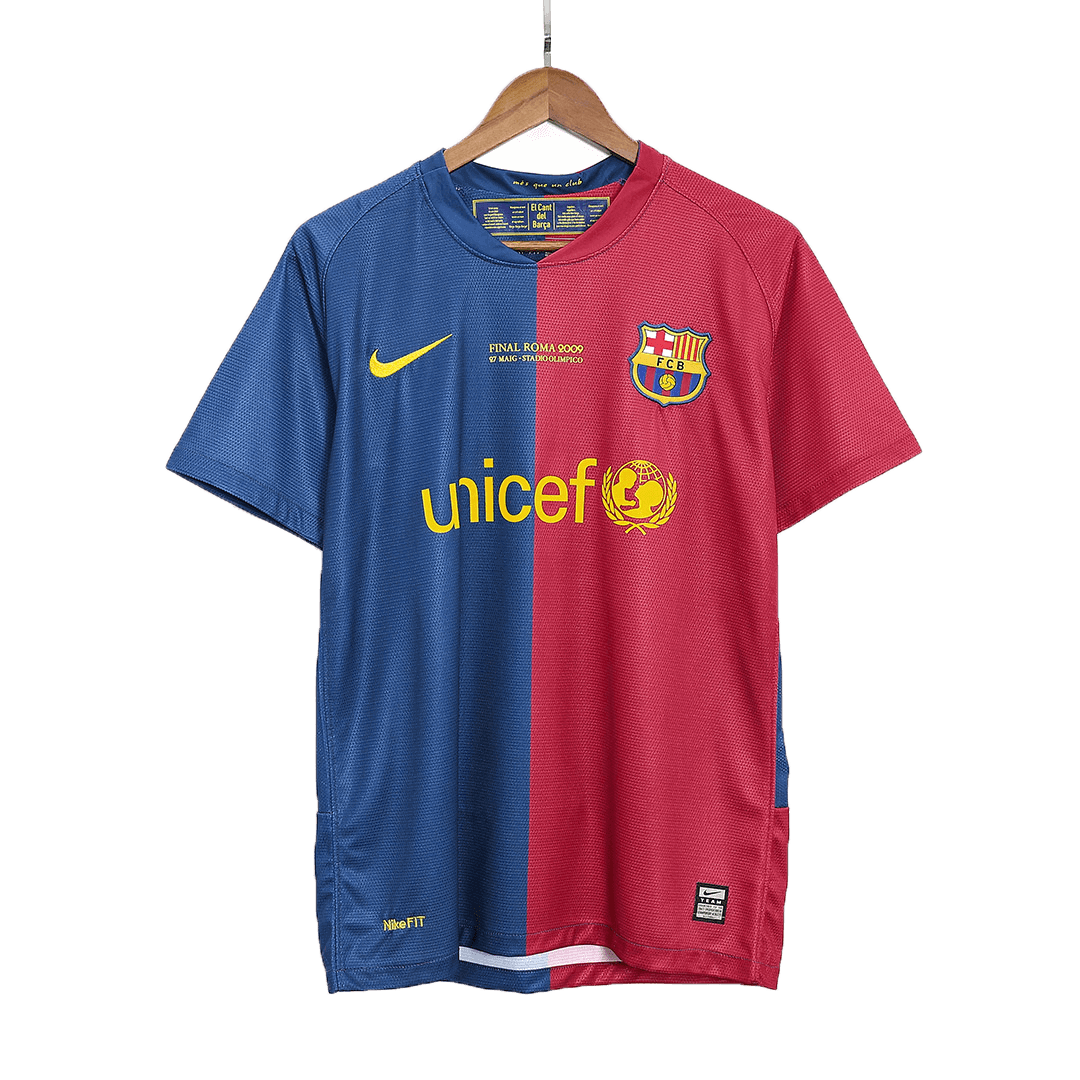 A.INIESTA #8 Barcelona Hemmatröja 2008/09 Retro Tröja
 Blue&Red - UCL Final