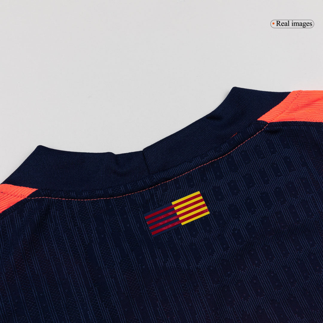 Barcelona Tröja LEWANDOWSKI #9 2025/26 Tredje Orange - UCL