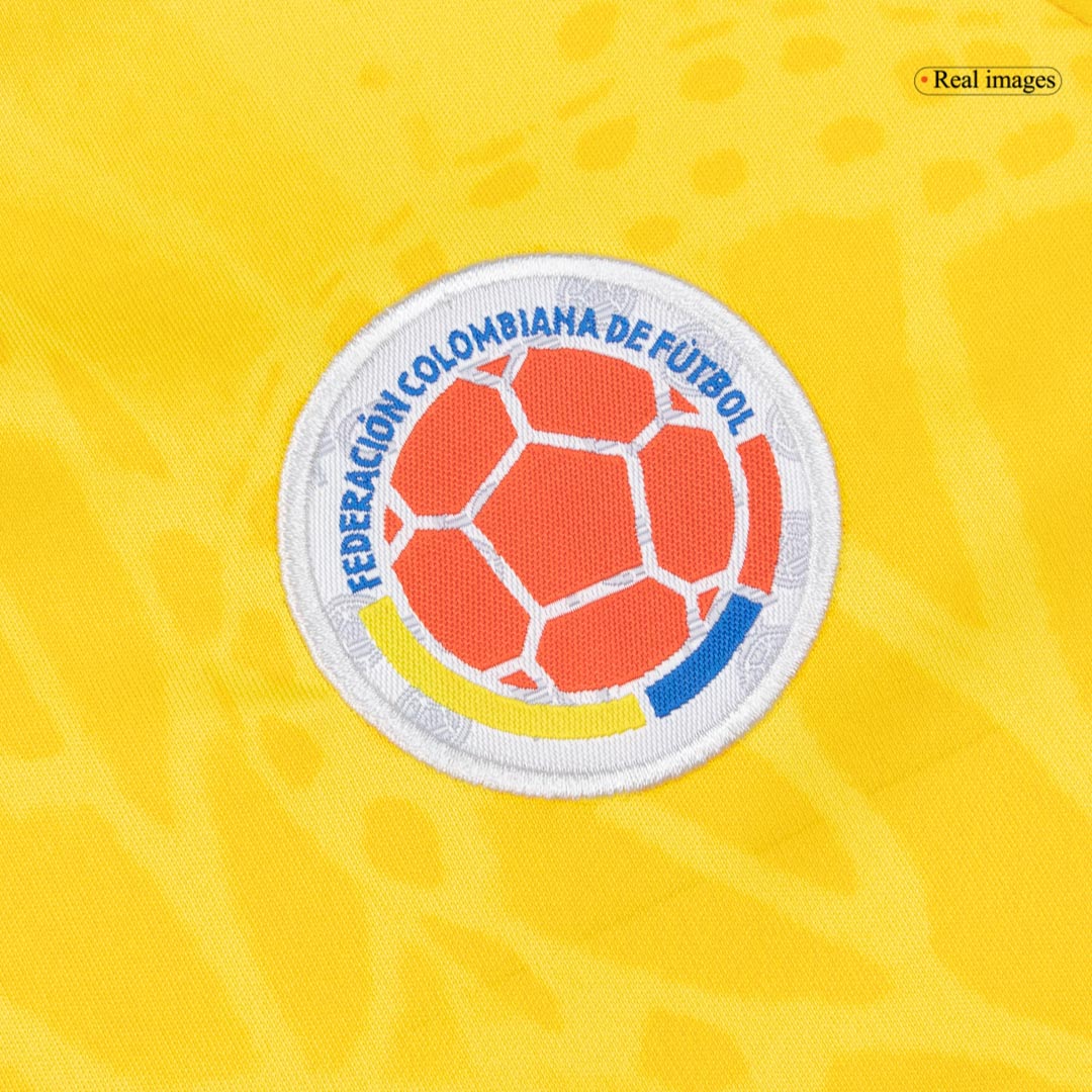 Colombia Tröja 2026 Hemma Gul Barn-9