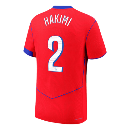 PSG Tröja HAKIMI #2 2025/26 Tredje Röd-9