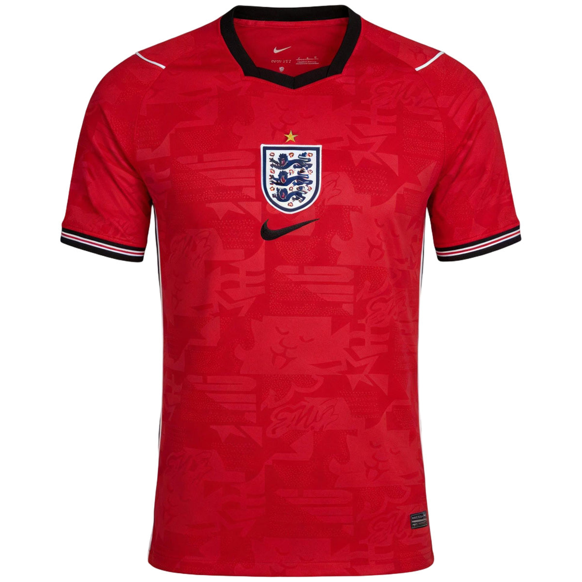 England Tröja Bortaställ 2026 Röd-4