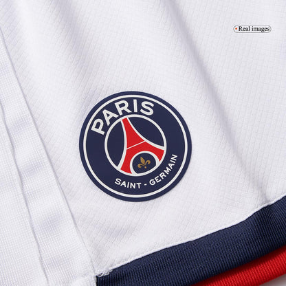PSG Tröja 2024/25 Borta Vit Barn-3