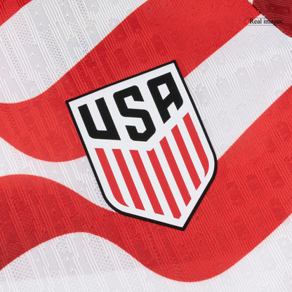 USA Tröja 2026 Hemma Autentisk Röd & Vit-5